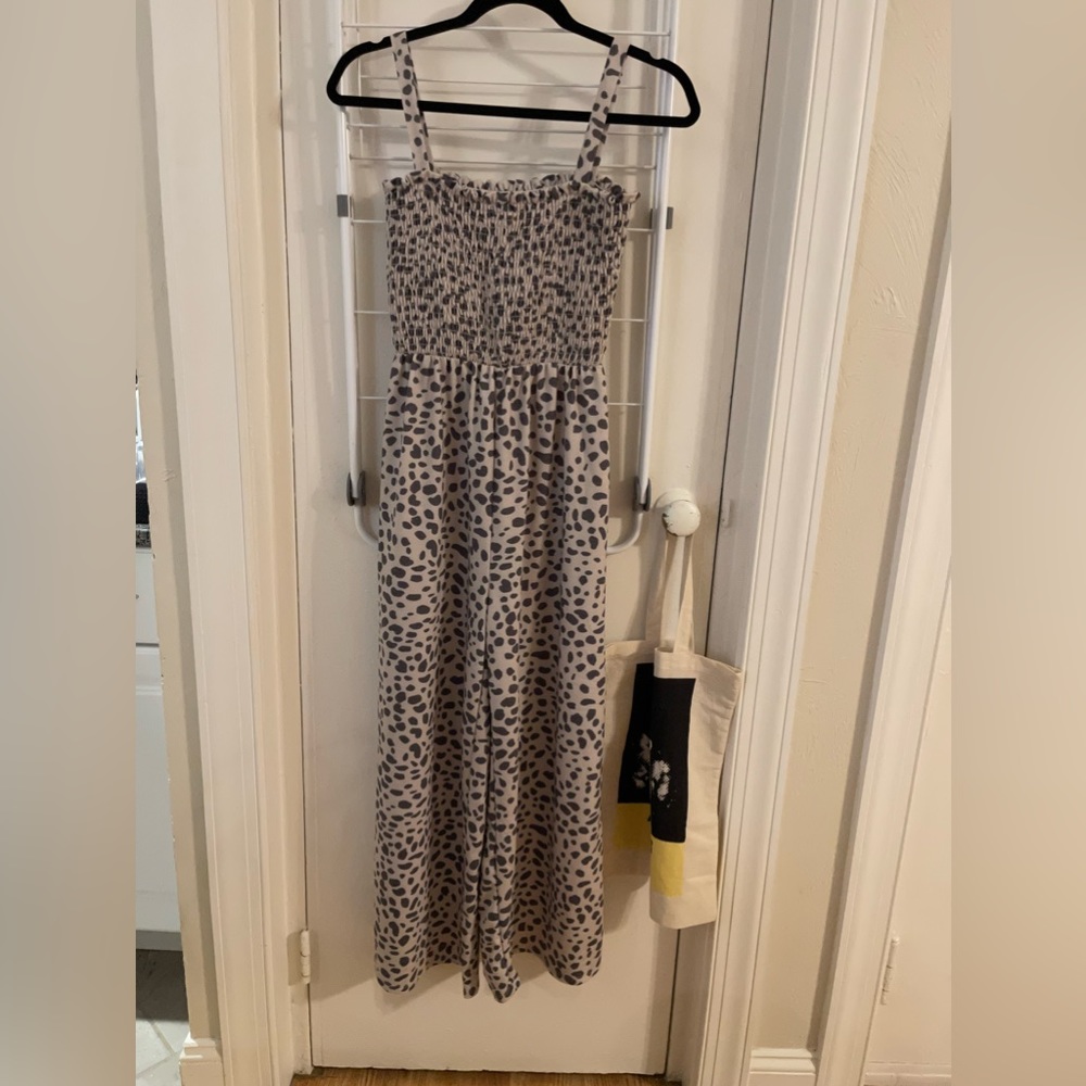 Fantastic Fawn Leopard Jumpsuit